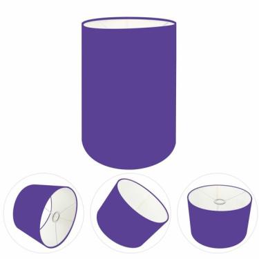 Imagem de Cúpula Abajur Cilíndrica Cp-8006 Ø18x25cm Roxo