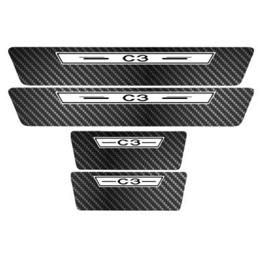 Imagem de Soleira Porta Premium Branco Carbono C3 21 22 23 2024 2025 - Jhow Ades