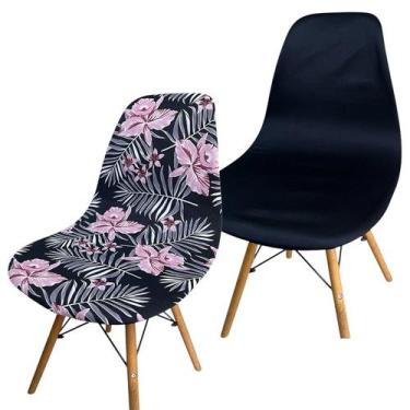 Imagem de Kit 2 Capa de Cadeira Charles Eames Eiffel Pé Palito Malha Mista - Ame