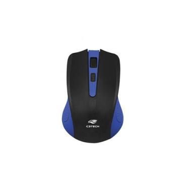 Imagem de Mouse Sem Fio C3Tech Wireless M-W20Bl Azul Usb Homologação:, Mouse sem