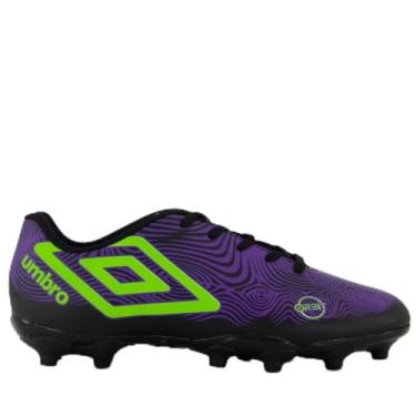 Imagem de Chuteira Umbro Orbit Campo Juvenil Preta e Verde