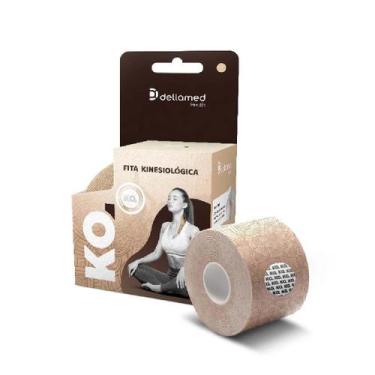Imagem de Bandagem Elástica Adesiva Kinesiológica Tattoo Sand 5cm X 5m Rolo C/1 