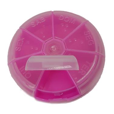 Imagem de Porta Comprimido Rosa Pink Redondo