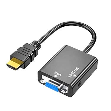 Imagem de Cabo Conversor Adaptador HDMI Para Vga com saída P2 Áudio