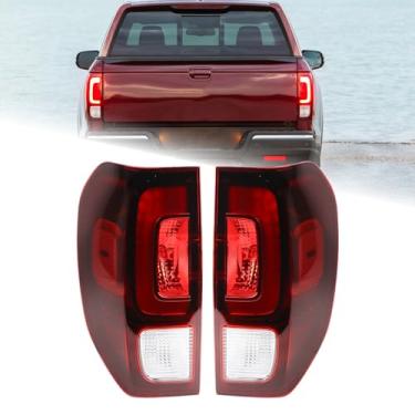 Imagem de KAMDKI Um par de luzes traseiras de LED para Honda Ridgeline 2017-2023 com lâmpadas lado esquerdo do motorista e lado direito do passageiro 33500-T6Z-A03 33550T6ZA03