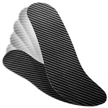 Imagem de Docarbonfi Palmilhas De Fibra Carbono Para Esportes, Suporte Os Pés Atletas Alto Desempenho - Reduz O Choque Aumentar Retorno Energia E Prevenir Lesões, Palmilha Esportiva Adequada Jogar Basquete, F