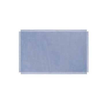 Imagem de Jogo Americano Retangular Chiara Franjas Avulso Jeans 30x45cm - Copa&a