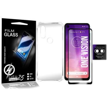 Imagem de Capa Capinha Moto One Vision XT1970 6.3 + Película Vidro 3d + pel Câme