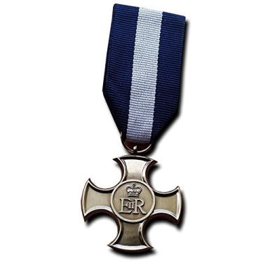 Imagem de Réplica de medalha militar distinta serviço de cruz da frota azul marinho WW2