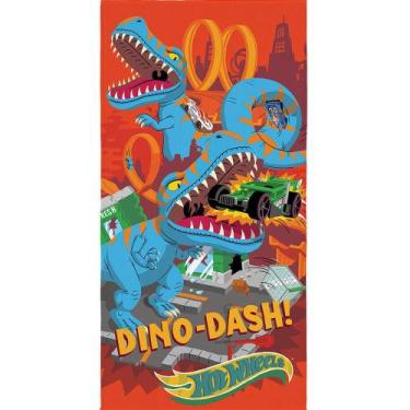 Imagem de Toalha De Praia Infantil Hot Wheels Transfer - Lepper, Laranja e Azul