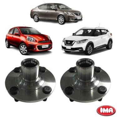 Imagem de Par Cubo Da Roda Dianteira - Kicks 2017 A 2019 / March 2012 A 2016 / V