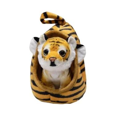Imagem de Brinquedo De Pelúcia Kawaii De 18CM, Ninho De Animais, Tigre, Leão, Le