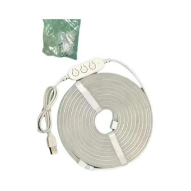 Imagem de Fita De Luz LED Neon RGBIC 1M-5M Sincronização Musical Controle Sem Fi