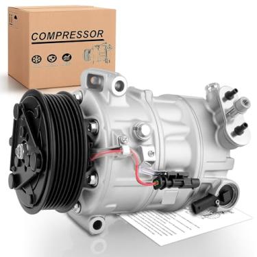 Imagem de Dacall Compressor de ar condicionado AC adequado para Chevrolet Equinox 2.4L (2012-2014), para GMC Terrain 2.4L (2012-2014). Substitua 1422229, CO22229C