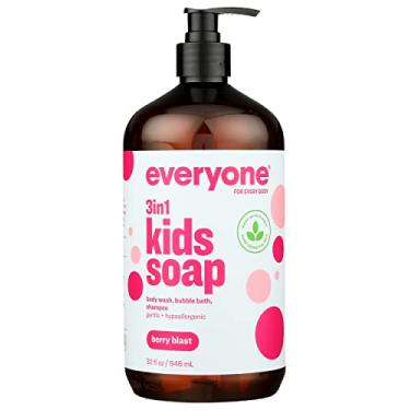 Imagem de Everyone Sabonete infantil 3 em 1 Berry Blast, suave e hipoalergênico, sem glúten, 100 ml (pacote com 1)