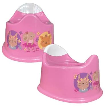 Imagem de Penico Infantil Portátil – Transição da Fralda para Vaso Sanitário | Para Crianças a partir de 18 meses | Suporta até 30Kg (BALLET - ROSA)
