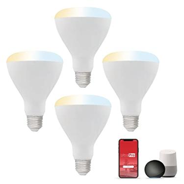 Imagem de UltraPro Lâmpada inteligente LED Wi-Fi, BR30, equivalente a 65 W, branco selecionável 2700K - 6500K, regulação de alcance total, roteador de 2,4 GHz necessário, ritmo circadiano, aplicativo fácil de