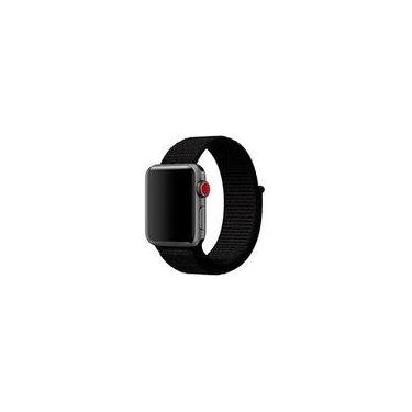 Imagem de Pulseira Nylon Loop para Apple Watch 42mm e 44mm -PRETO - xdoria