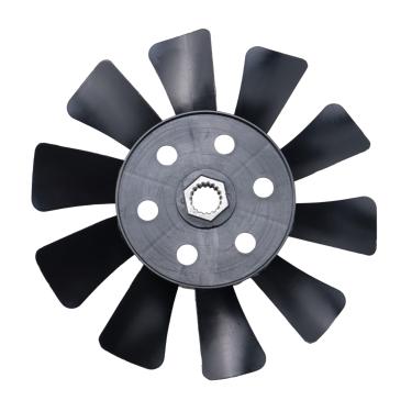 Imagem de Irnyso Ventilador de resfriamento de transmissão de tratores para cortador de grama 10 lâminas pretas 1A646083070 serve para Tuff Torq Cub Cadet Troy-Bilt Craftsman Bolens Remington Ryobi Yardman