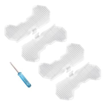 Imagem de maXpeedingrods 7 Inch White Light Covers 4PCS Off-Road Light Cover White Flood Beam Swappable Offroad Lights Cap PC Protective Lens for Crosshair Series 7" Round Auxiliary Driving LED Lights