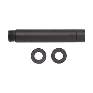 Imagem de Extensão do Braço do Chuveiro Portátil, Aço Inoxidável Preto, para Colocação Baixa do Suporte de Chuveiro, Extensão do Braço do Chuveiro, Incluindo Lavadora