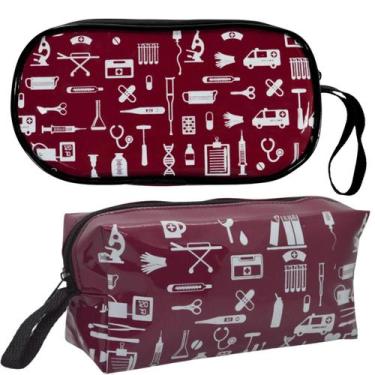 Imagem de Case Bolsinha Enfermagem Universal Aparelho Pressao Case Esteto - Love