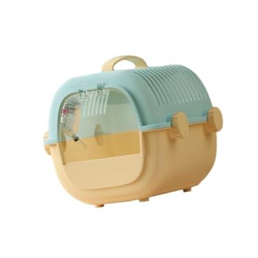Imagem de Ｂｅｓｇａ Gaiola para hamster, respirável, resistente, leve e portátil, para transporte de pequenos animais, para pássaros, hamster, pequeno animal de, Laranja Verde