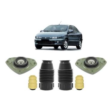 Imagem de 2 Kit Batente Coxim Dianteiro Fiat Brava 1999 2000 2001 2002