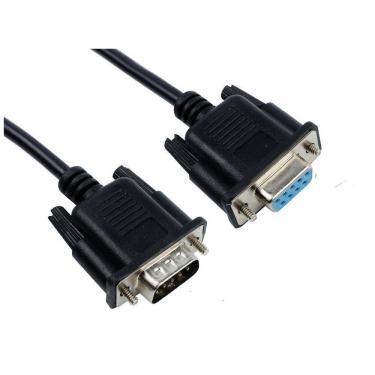 Imagem de Cabo Adaptador Rs232 Femea X Macho Db9 9 Pinos 1,5M