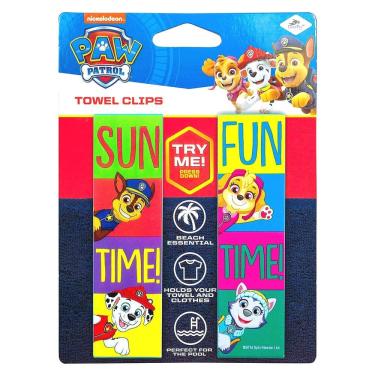 Imagem de Paw Patrol Praia Toalha Clipes Sun Fun Time Nickelodeon Piscina