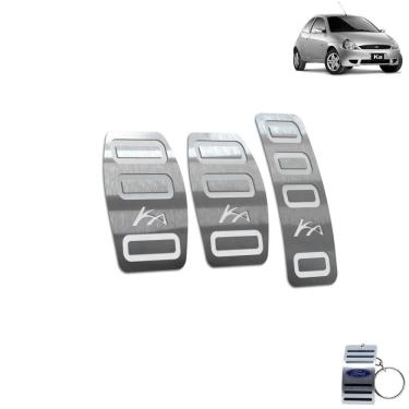 Imagem de Pedaleira Manual Em Aço Inox Ford Ka 1997 A 2007