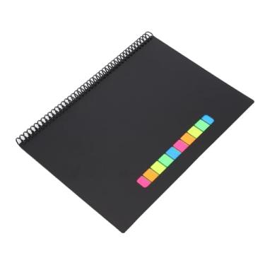 Imagem de Yunseity Caderno Reutilizável, Bloco de Notas Apagáveis ​​com Conectividade de Aplicativos, 180x255mm, Notebook Abreviado Em Espiral, 5 Notas Coloridas, Caneta Incluída, Cobertura à