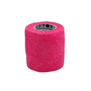 Imagem de Bandagem Elástica Protetora para Micropigmentação Rosa - 5cm x 5m - As