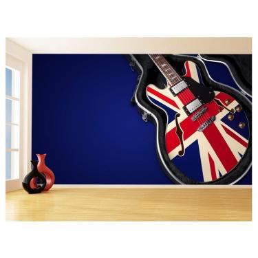Imagem de Papel De Parede Musica Guitarra Uk Inglaterra 3,5M Mus106