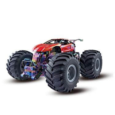 Imagem de Carrinho de Controle Remoto High Car 4x4 c/Fumaça Maxi Toys