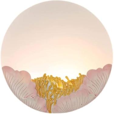 Imagem de Luminária de parede LED regulável, luminária de parede moderna de resina de metal, luminária de parede para sala de estar, iluminação de parede para corredor, quarto, lâmpada de decoração de