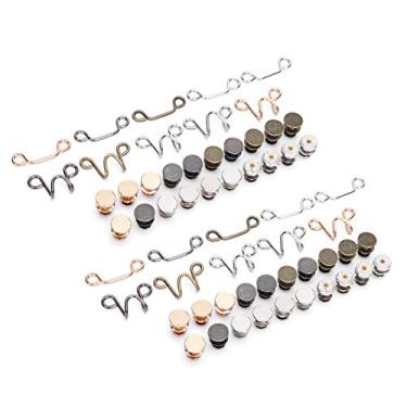 Imagem de Acouto : Cintura - Conjunto Extensor de Fivela de Cintura Substituição de Extensor de Calça Solta - Artes, Artesanato e Costura/Costura/Noções de e Suprimentos/Fixadores/Botões