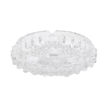 Imagem de Cinzeiro de cinzeiro Material de vidro espesso adequado para quarto de hóspedes, banho de pés, KTV, restaurante, escritório, cinzeiro ao ar livre