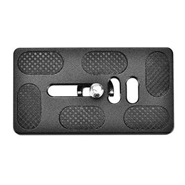 Imagem de Cryfokt Placa de Liberação Rápida, Material de Liga de para tripé monopé Arca Benro, Cabeça Esférica, Câmera Slr, Preto, Opções de Tamanho (PU70)