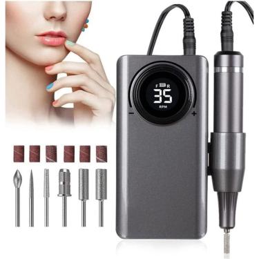 Imagem de Furadeira de unhas Create Beauty Life 35.000 rpm com kit de brocas