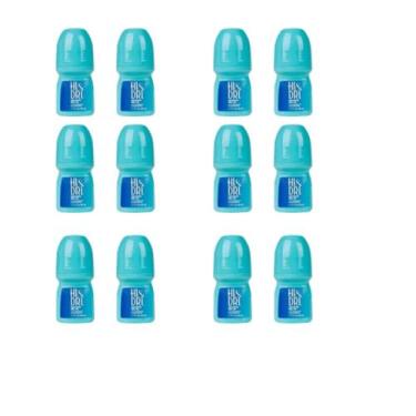 Imagem de Hi & Dri Roll-On Unscented Kit 12 Un - Desodorante Azul 50ml