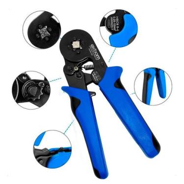 Imagem de Alicate de Crimpagem para Terminais de Fio 0,25mm² a 10mm² - exb