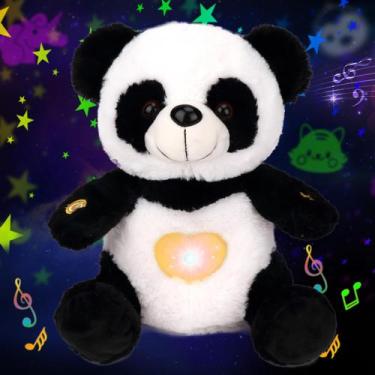 Imagem de Projetor Plush Star Musical Night Light Panda Cuteoy 30cm