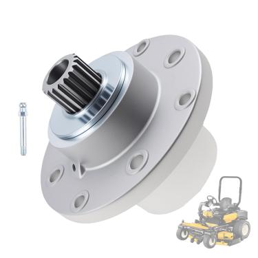 Imagem de LEVANLIGHT 918-05125 918-05132 Conjunto de eixo de lâmina de cortador de grama compatível com tanque Cub Cadet S S6032 S6031 M72 M60 M54 M48 LP LC, número de substituição 01003532P 01003532AP 702166 6