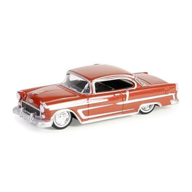 Imagem de Greenlight 63060-B California Lowriders Series 5-1955 Chevy Bel Air – Red and Silver 1/64 Scale Diecast