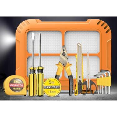 Imagem de Conjunto De Caixa De Ferramentas Multifuncional, Carregamento Solar, Carregamento Tipo C, Bateria SubstituíVel, Holofote De 1000 LúMens, Adequado Para Casa, FaçA Você Mesmo