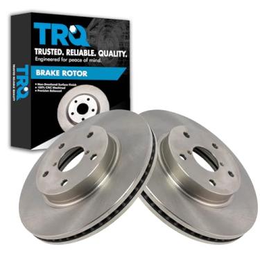 Imagem de TRQ Conjunto de 2 pares de rotor de freio a disco dianteiro LH RH para Subaru Legacy