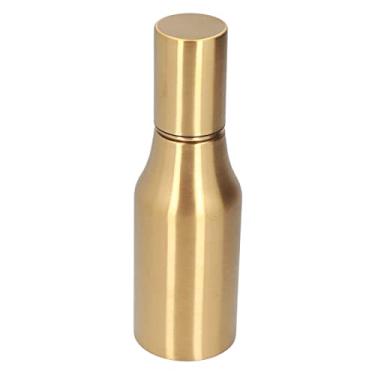 Imagem de Zerodis Dispensador de Azeite de Aço Inoxidável, à Prova de Vazamento, 500ml, Decantador de óleo para Cozinha, Fácil de Limpar, Ideal para Casa e Restaurantes, Armazenamento de Cozinha (Ouro)