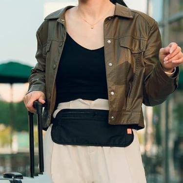 Imagem de Cinto de dinheiro para viagem, pochete antifurto para passaporte, segurança oculta, para homens e mulheres, presente, bolsas de dinheiro, bolsa sob roupas para dinheiro, dinheiro pequeno para viagens