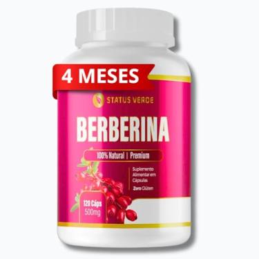Imagem de Berberina Premium Pura 120 Cápsulas 500mg [LONGA DURAÇÃO]
